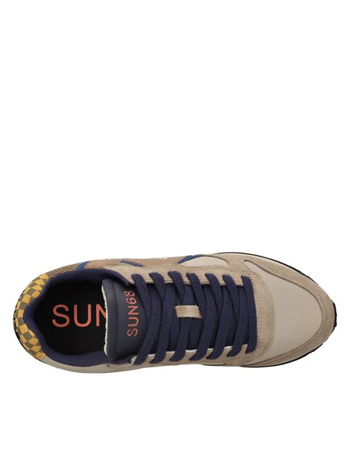 Sneakers model Z44117 SUN68 in suede leather and breathable fabric SUN68 | Z44117BEIGE SCURO